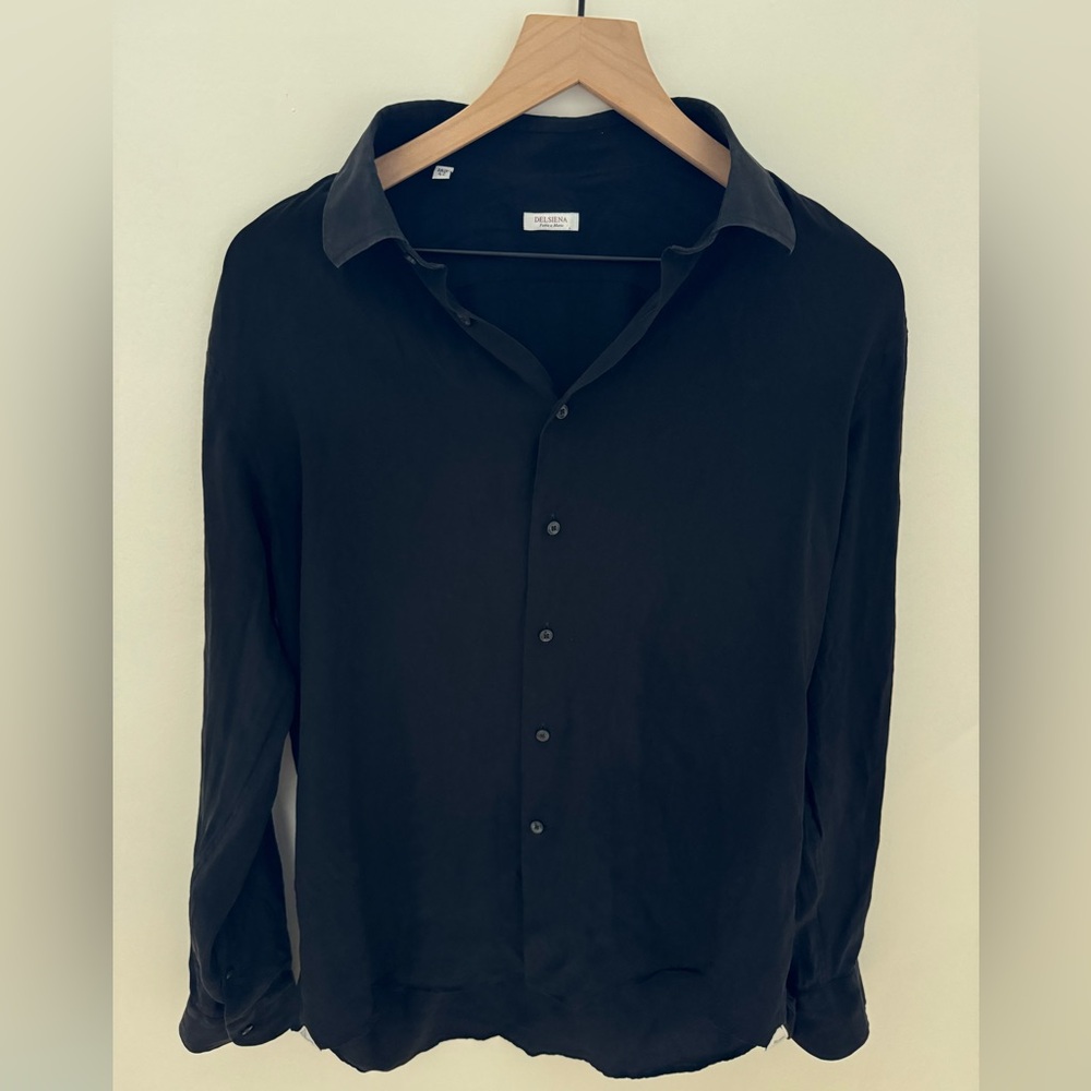 DelSiena Silk Button Up